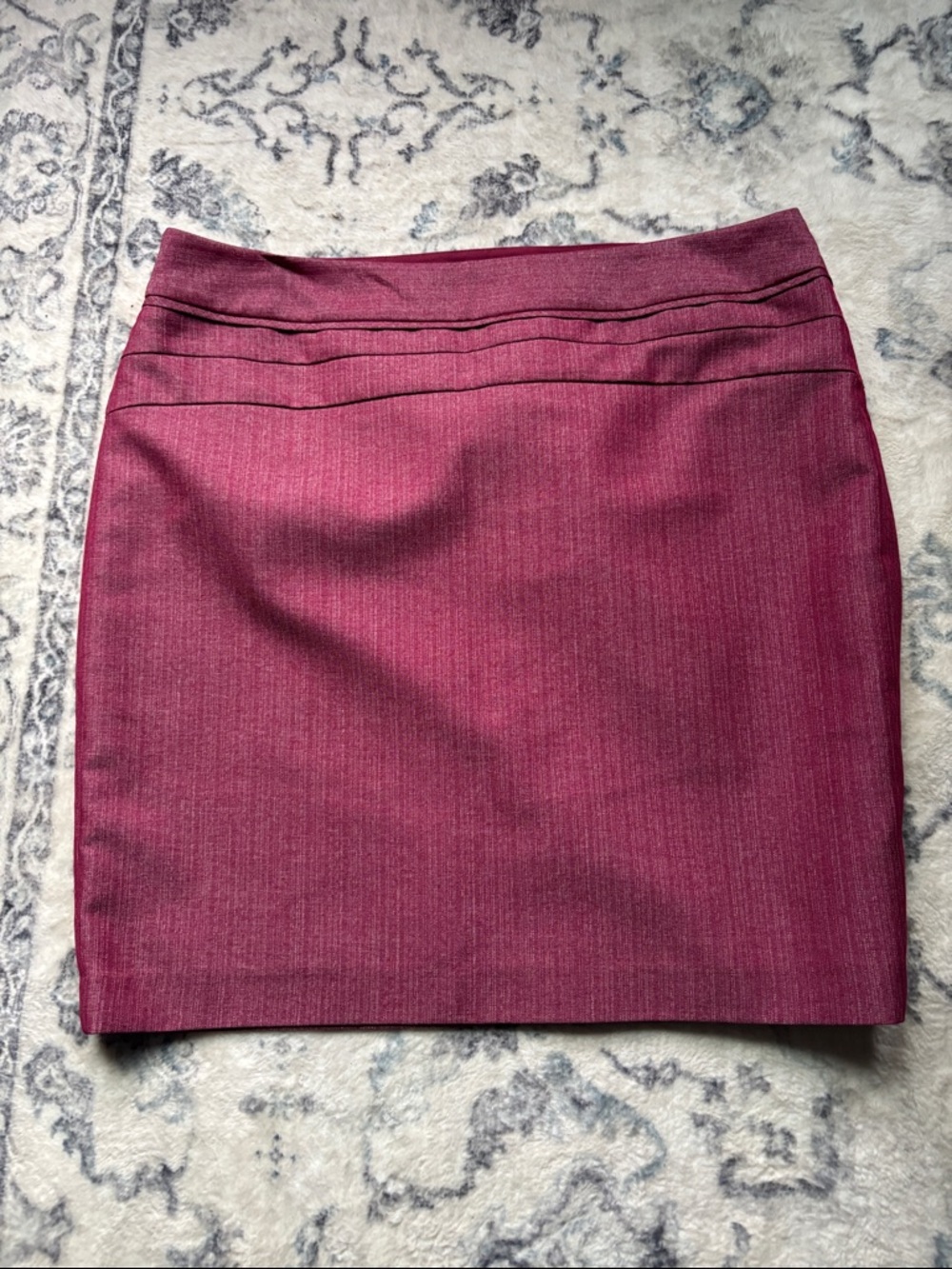 The Limited Burgundy Pencil Skirt